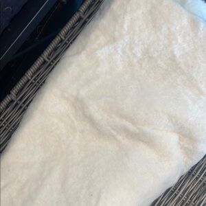 Cotton batting with scrim, small piece